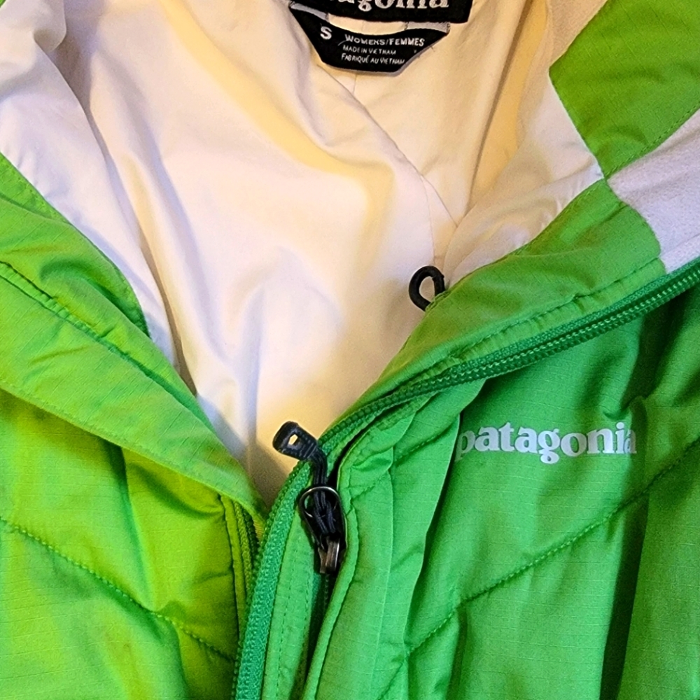 Lime green Patagonia jacket